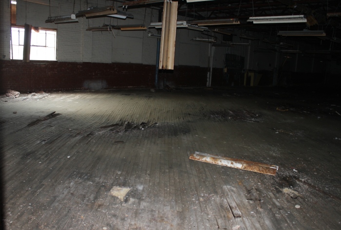 The second floor over the open mill.