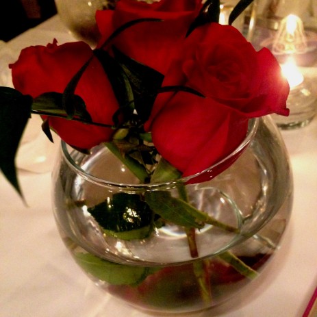 Roses centerpiece